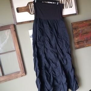 Black maxi skirt